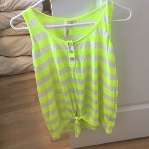 Striped Tie Tank
